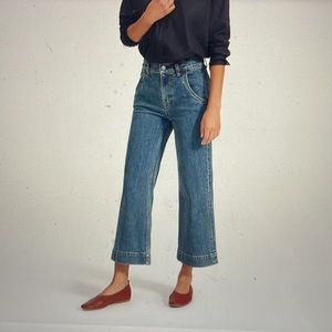 Everlane the wide leg jean size 27